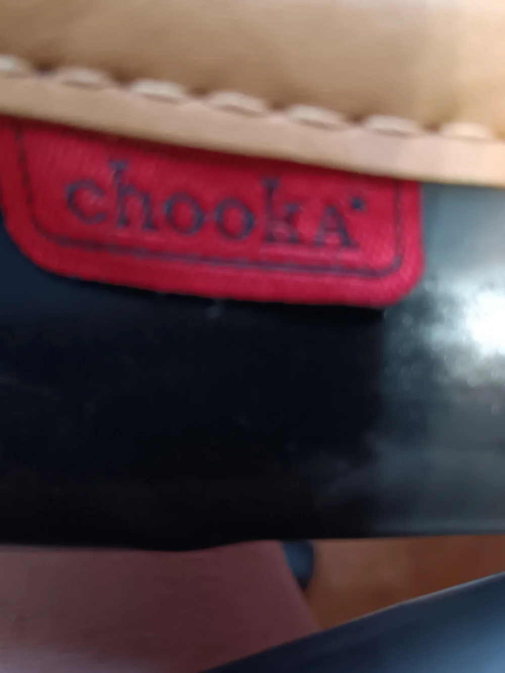 Chooka Black and Tan Women's Waterproof Ballet Flats